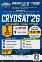 CRYOSAT 26 Technical Symposium Poster